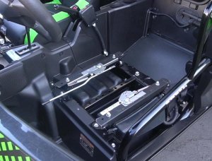 Kawasaki Teryx KRX 1000 Trail Edition Seat Mount Kit - Driver and Passenger Side - PRP Seats - Mount Hardware with Sliders - OnyxCoated - `21-`22 Kawasaki Teryx KRX 1000 Trail Edition Seat Mount Kit - Driver and Passenger Side - PRP Seats - Mount Hardware with Sliders - OnyxCoated - `21-`22